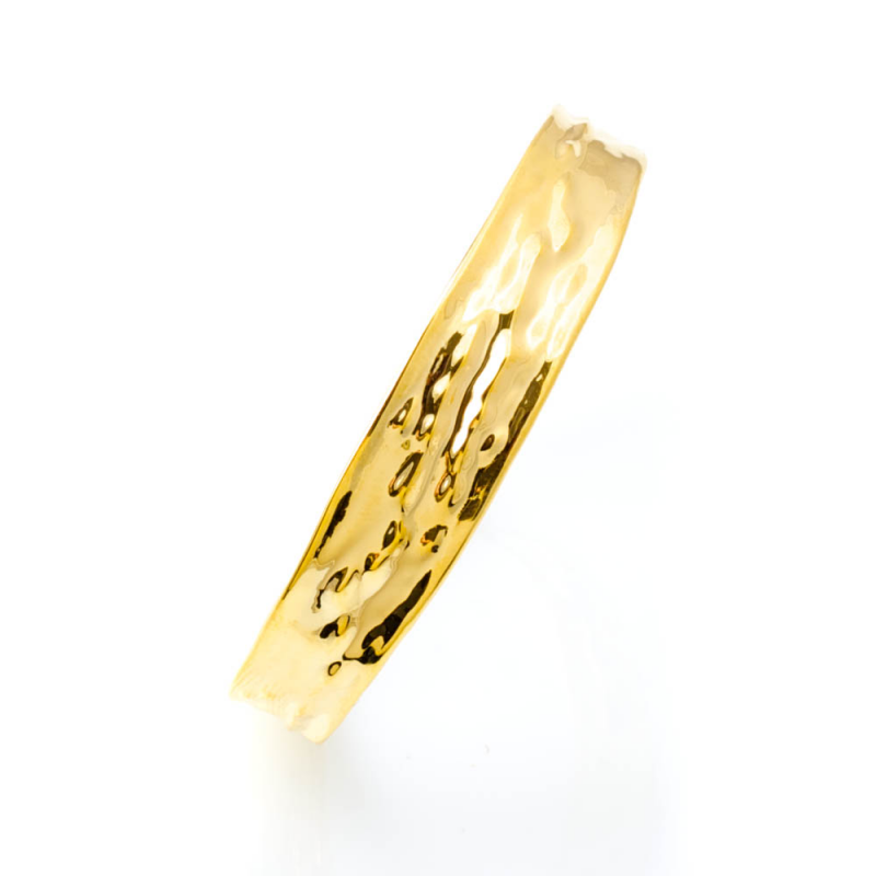 ...  Bijou femme, bracelet froissÃ©, or jaune ou Or blanc, 9 carats